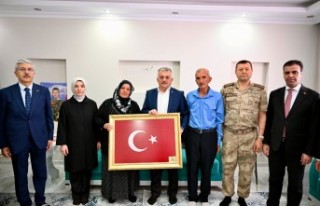 Vali Ersin Yazıcı Şehit Ailelerini Ziyaret Ederek...