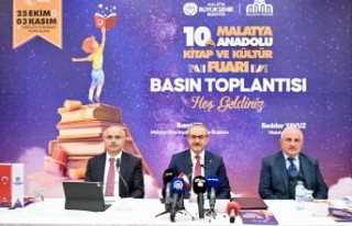 10. Malatya Anadolu Kitap ve Kültür Fuarı Başlıyor!