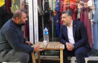 Başkan Gören, kanalboyu esnafını ziyaret etti