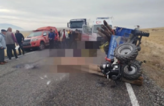 Çapa Motoru İle Tır'ın Karıştığı Kazada...