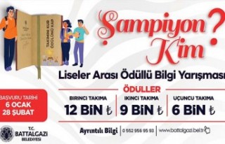Battalgazi Belediyesi’nden Liseler Arası Bilgi...