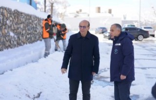 Başkan Geçit, Karla Mücadele Ekiplerini Ziyaret...