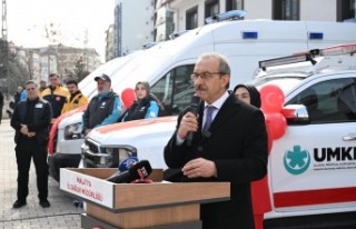 Malatya'ya Yeni Ambulanslar Tahsis Edildi