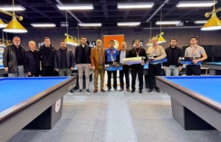 Yeşilyurt Belediyesi 3 Bant Bilardo Turnuvasında...