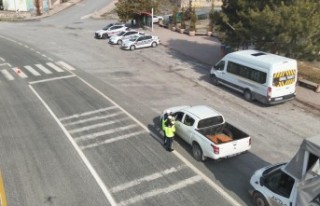 Malatya'da Drone Destekli Trafik Denetimi