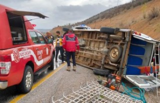 Malatya’da Minibüs Devrildi: 5 Yaralı