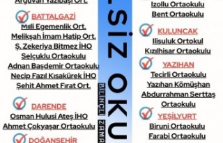 Malatya’da Zilsiz Okul Uygulaması