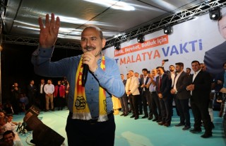 Bakan Süleyman Soylu, Malatya’da Vatandaşlarla...