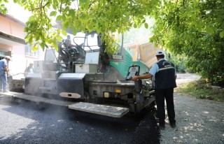 Battalgazi'de Sıcak Asfalt Çalışmaları Bölge...