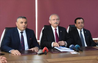 CHP Lideri Kılıçdaroğlu, Sadıkoğlu'nu Ziyaret...