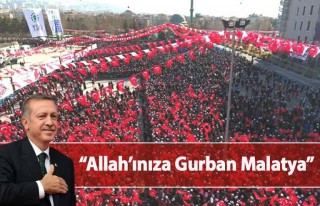 Erdoğan 18. Kez Malatya'da
