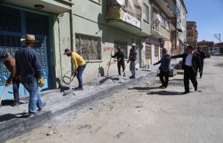 Sarıcıoğlu Mahallesinde alt yapı çalışmaları...