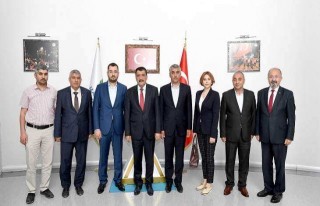Sigortacılar Başkan Gürkan’ı Ziyaret Etti