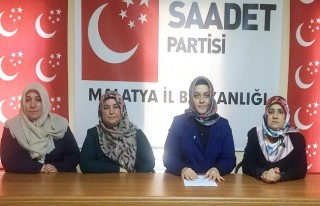 SP İl Kadın Kolları yönetiminden açıklama