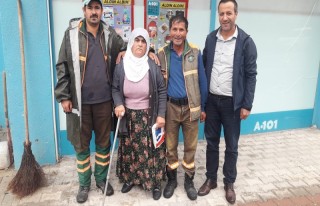 Yeşilyurt Belediye Personellerinden Örnek Davranış