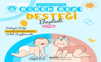Battalgazi Belediyesi'nden Ailelere Destek: Bebek Bezi Yardımı Başladı
