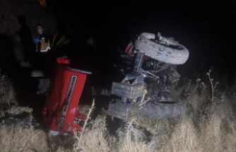 Malatya'da Traktör Devrildi; 1 ölü