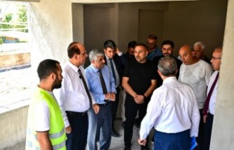 Başkan Geçit, Yeşil Yaşam Evleri (Kentsel Dönüşüm) İnşaatını İnceledi