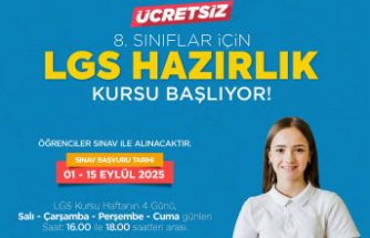 Yeşilyurt Belediyesi ‘Ücretsiz LGS Hazırlık Kursu’Kayıtları 1 Eylül’de Başlıyor