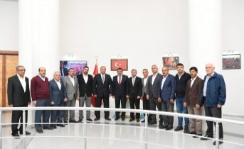 Minibüscü Ve Halk Otobüsü Esnaflarından Başkan Gürkan’a Ziyaret