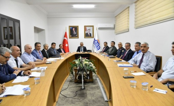 Vali Ersin Yazıcı Başkanlığında 2023-2024 Yılı Güvenlik ve KYK Toplantısı Gerçekleştirildi