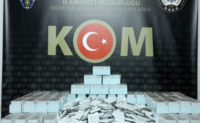 Malatya'da 30.000 adet/dal bandrolsüz içi tütün doldurulmuş makaron ele geçirildi