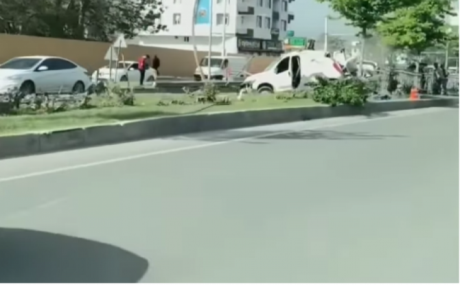 Malatya'da Zincirleme Trafik Kazası; 1 yaralı