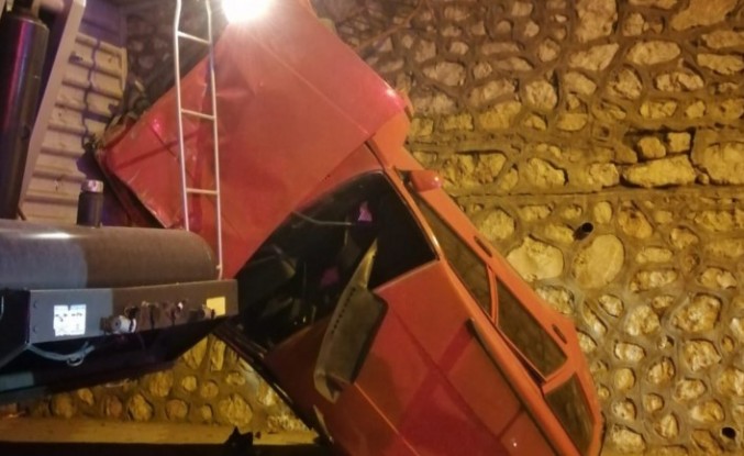 Toki'de Kaza ; 1 yaralı