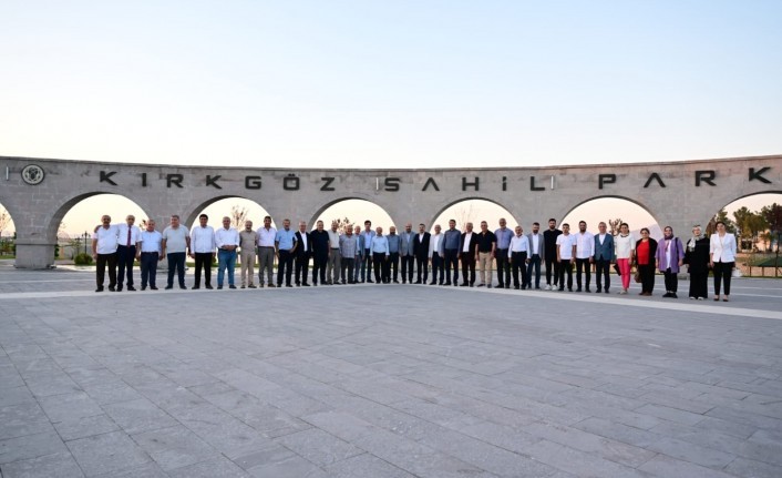 AK Parti’nin Yeni İl Teşkilatı Başkan Güder’in Yatırımlarını Gezdi